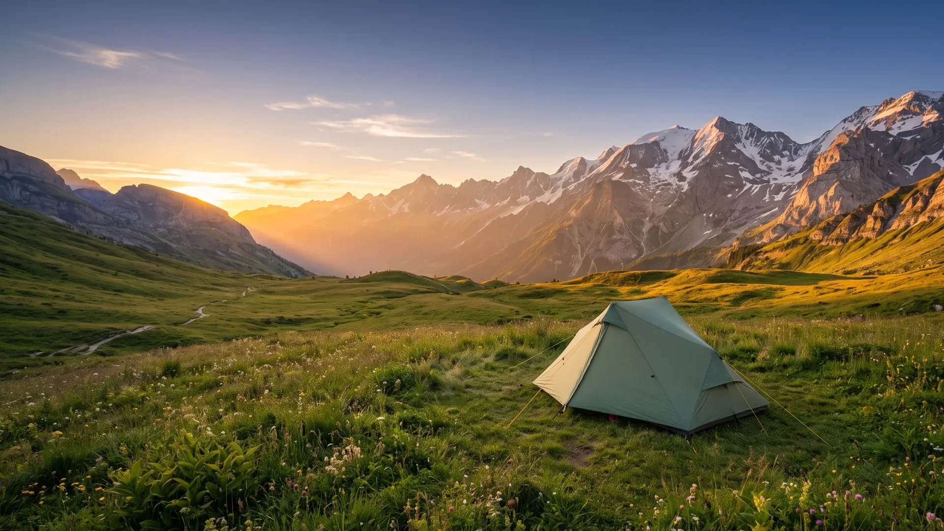 tente, nature, bivouac