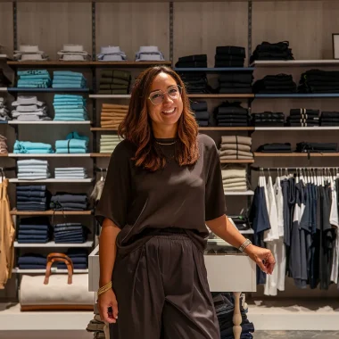 Amandine Simonin, passionately supporting local businesses