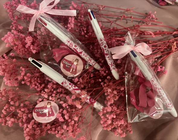 Produits boutique en vente pour Octobre rose.