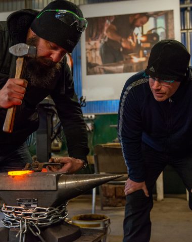 Stage fabrication de couteau