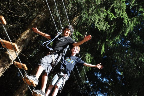 Mont Favy forest acrobatic course